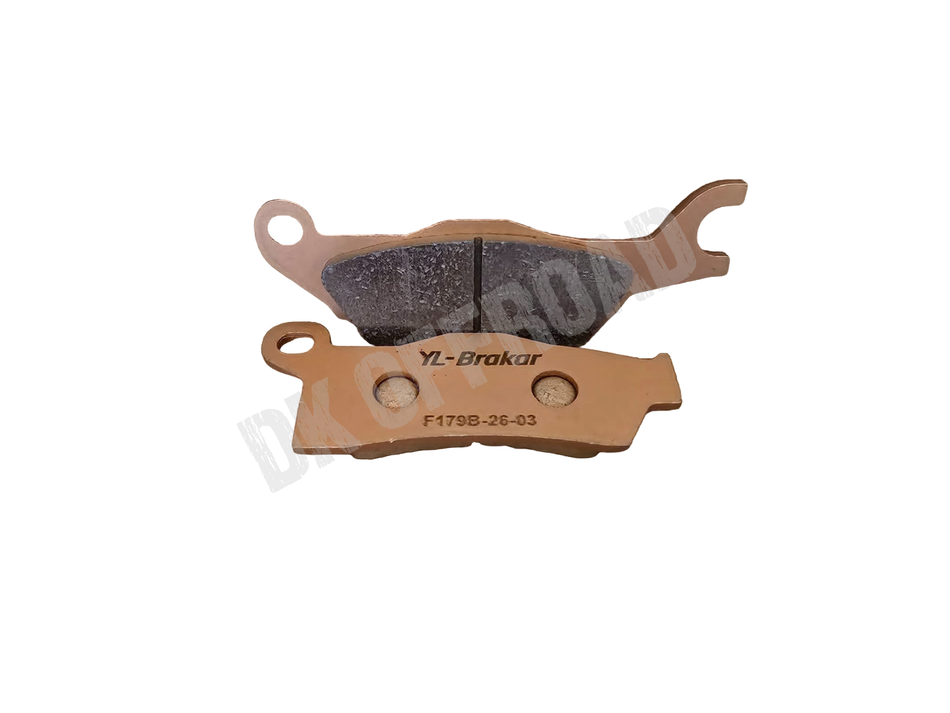YL Brakar FA617 618 sintered brake pad set